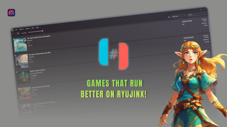 Games that RUN BETTER on Ryujinx!
