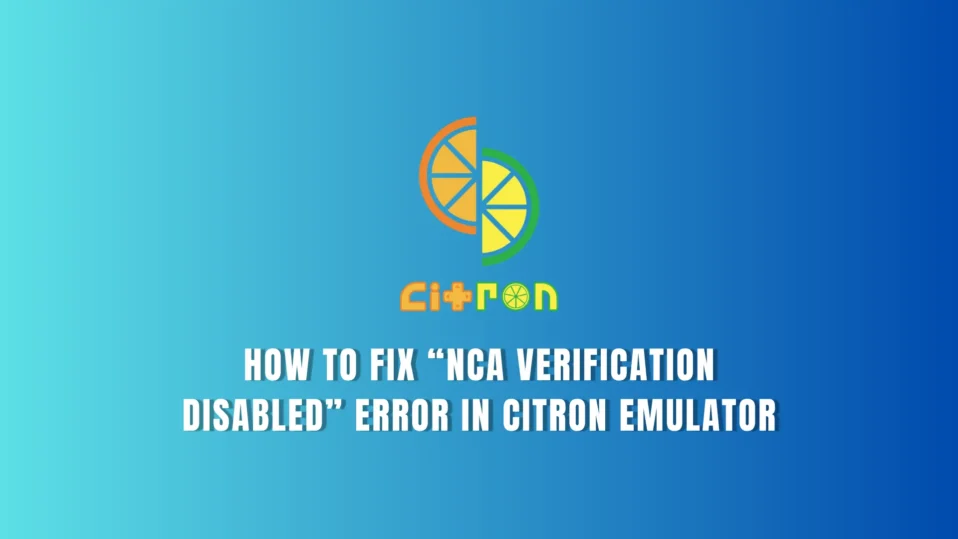 How to Fix “NCA Verification Disabled” ERROR